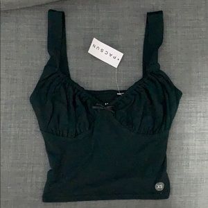 Me to We black crop top